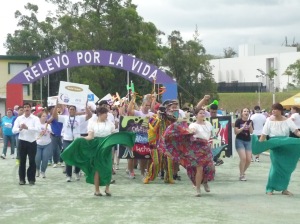 The student’s organization SHPE-UPRM in the parade. The theme of their tent was “Las Fiestas de la Calle San Sebastian”.The student’s organization SHPE-UPRM in the parade. The theme of their tent was “Las Fiestas de la Calle San Sebastian”.